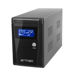 Zasilacz awaryjny UPS Armac Office 1000E LCD - 3 x gniazdo E -