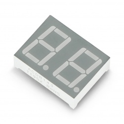 Wyświetlacz 8-segmentowy x2 - 14mm RGB - SparkFun COM-13999