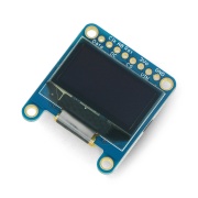 Wyświetlacz OLED monochromatyczny graficzny 0,96'' 128x64px - I2C / SPI - Adafruit 326