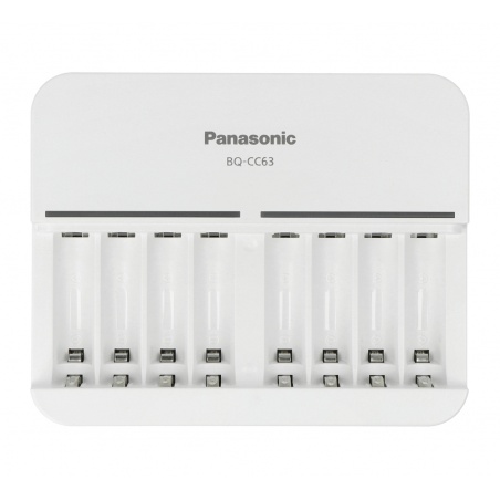 Ładowarka sieciowa Panasonic BQ-CC63 - AA, AAA 1-8szt. Ładowarka sieciowa Panasonic BQ-CC63 - AA, AAA 1-8szt.