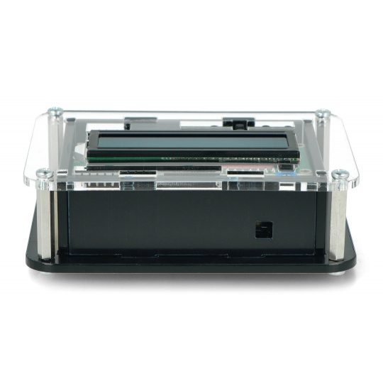 Корпус для Arduino Uno з РК-клавіатурою Shield v1.1 - чорний та прозорий