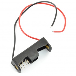 Koszyk na 1 baterię typu A23 (12V) z przewodami