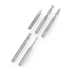 Zestaw 5 frezów do CNC - do...