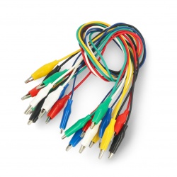 Przewody krokodylkowe 22AWG...