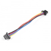 Qwiic przewód, kabel elastyczny z wtykiem 4-pin - 5cm - SparkFun PRT-17260