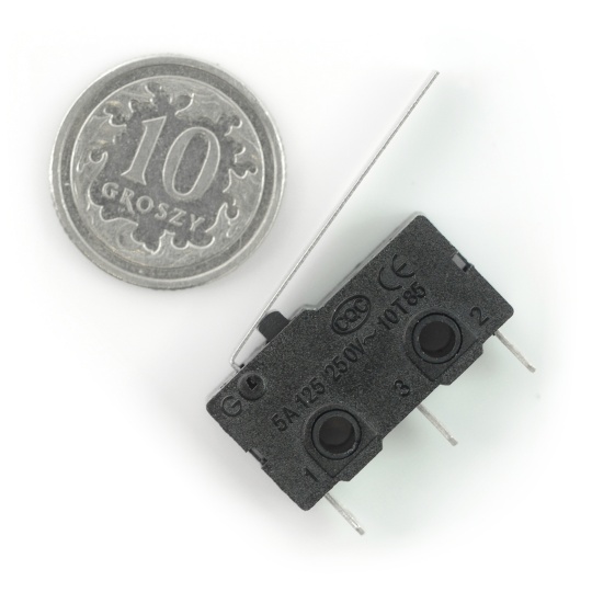 Міні-кінцевий вимикач з важелем - WK611 - 5 шт.