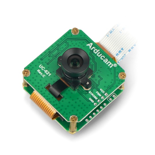 OV2311 2-мегапіксельна камера з глобальним затвором та об'єктивом M12 для Nvidia Jetson Nano - NoIR - монохромна - Arducam B0221