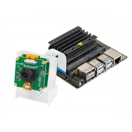 OV9281 1-мегапіксельна камера з глобальним затвором та об'єктивом M12 для Nvidia Jetson Nano - NoIR - монохромна - Arducam B0223