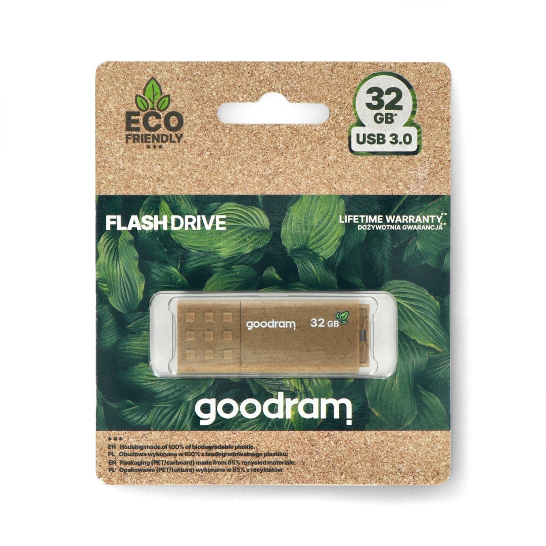 GoodRam Flash Drive - pamięć USB 3.0 Pendrive - UME3 Eco Friendly - 32GB