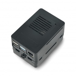 Obudowa do Raspberry Pi 4B - czarna - MaticBox 4