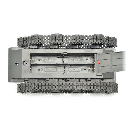 Легкий демпфуючий балансувальний танк - гусеничне шасі з амортизацією та приводом постійного струму