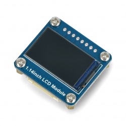 Wyświetlacz LCD IPS - 1,14'' 240x135px SPI - 65K RGB - Waveshare 18231