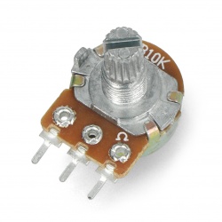 Potencjometr obrotowy 10kΩ liniowy 1/8W