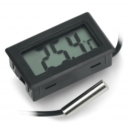 Termometr panelowy z wyświetlaczem LCD od -50 do 110 stopni Celsjus...