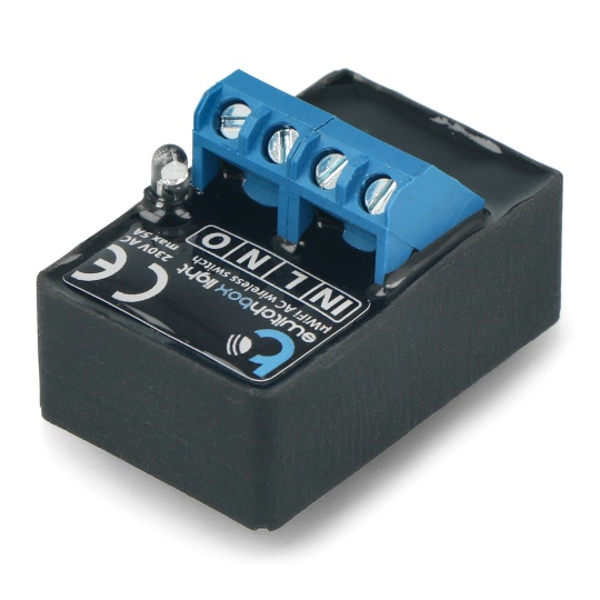 BleBox SwitchBox Light - реле Wi-Fi 230 В - приложение для Android/iOS