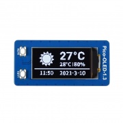 Wyświetlacz OLED 1,3'' 64x128px - SPI/I2C - czarno-biały - do Raspberry Pi Pico - Waveshare 19376