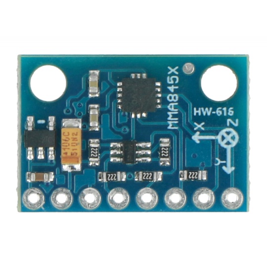 3-осьовий цифровий акселерометр MMA8452 I2C - HW-616