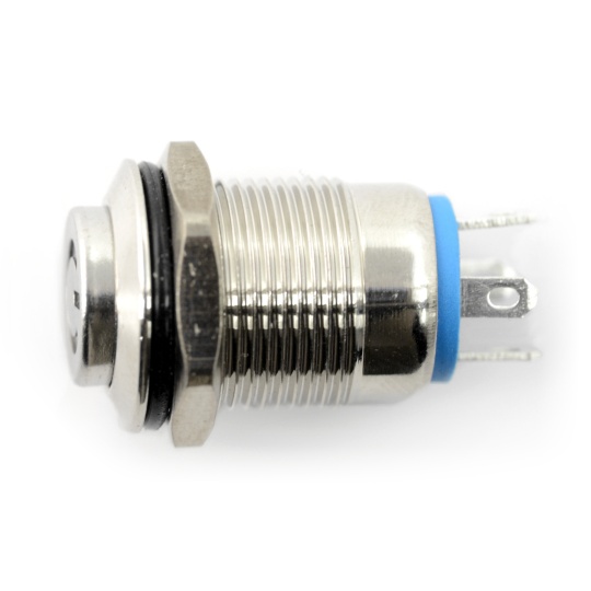 Моностабільний вимикач ON-OFF - PBW-12BPW - 2A/250V - зелений