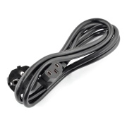 Przewód, kabel do zasilaczy IEC komputerowy - kątowy -