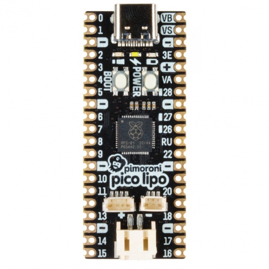 Плата Pimoroni Pico LiPo з мікроконтролером RP2040 - Pimoroni PIM560