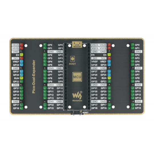 Подвійний розширювач Pico - розширювач з двома контактами 2 x 20 GPIO - для Raspberry Pi Pico - Waveshare 19343