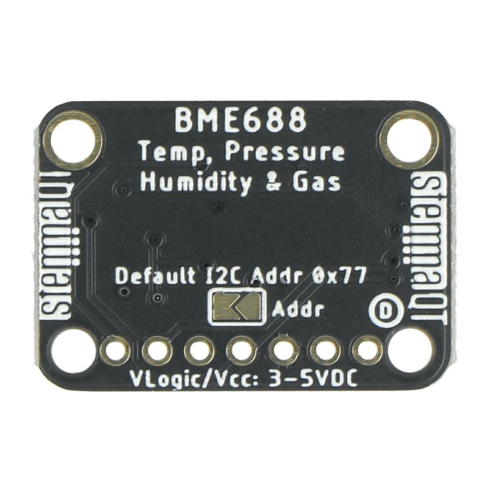 Датчик температури, вологості, тиску та газу - BME688 - SPI/I2C - STEMMA QT/Qwiic - Adafruit 5046