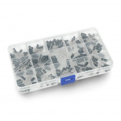 Zestaw kondensatorów elektrolitycznych THT - 200szt.