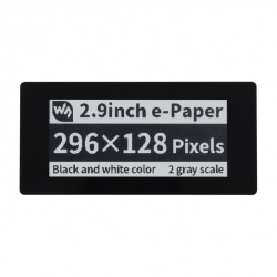 Wyświetlacz dotykowy E-paper E-Ink - 2,9'' 296x128px - SPI/I2C - cz...