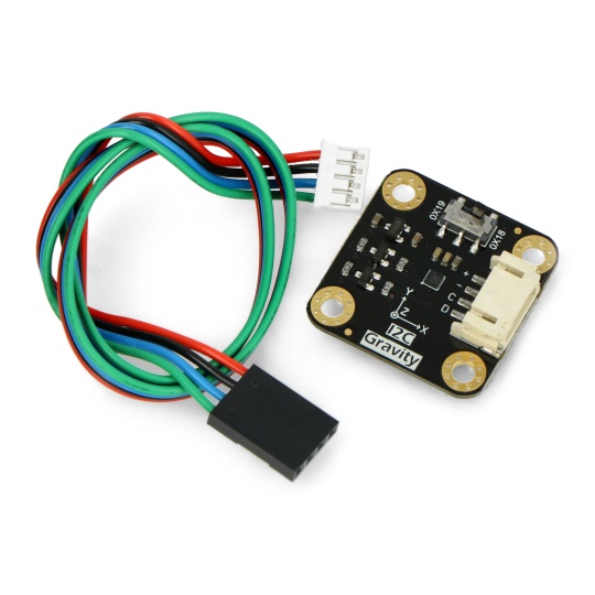 Гравітація - LIS2DW12 - 3-осьовий акселерометр ±2g/±4g/±8g/±16g - I2C - DFRobot SEN0409