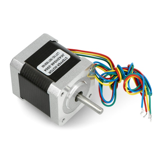 Кроковий двигун JK42HS48-2504 200 кроків/об 3.1V/2.5A/0.47Nm