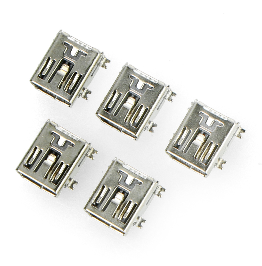 Gniazdo miniUSB typu B - SMD - zastosowanie