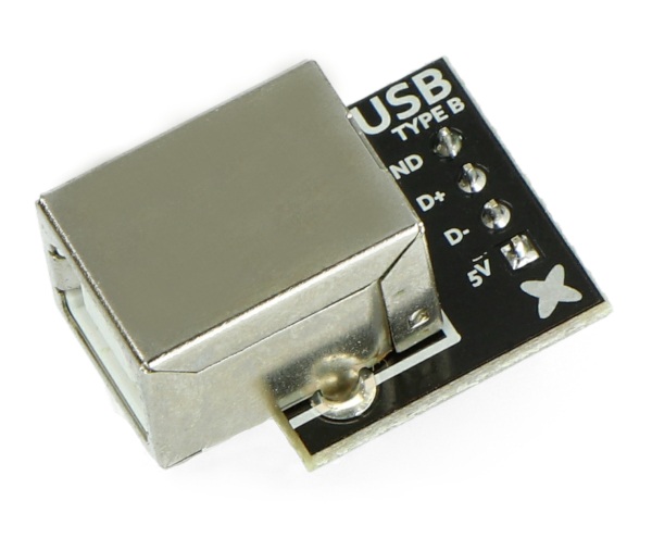 USB typ B Proto - złącze do płytki stykowej