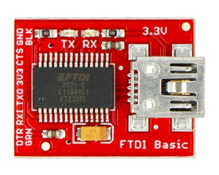 Konwerter USB-UART FTDI 3,3 V miniUSB - SparkFun DEV-09873