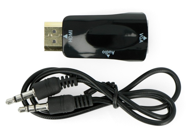Konwerter HDMI do VGA HD31B + audio