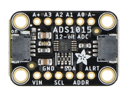 Adafruit ADS1015 - przetwornik ADC 12-bitowy 4-kanałowy I2C