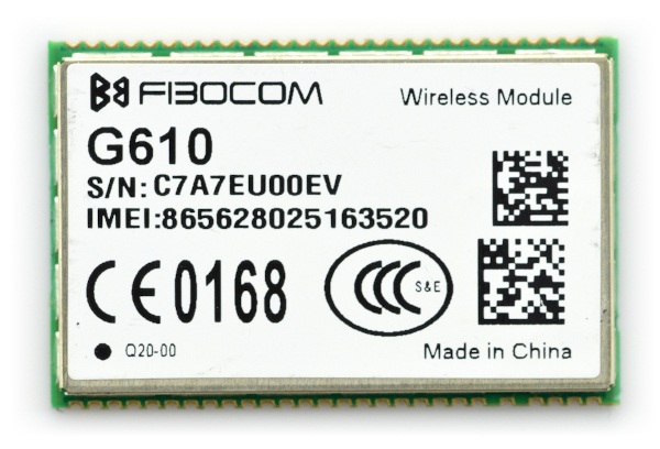 Moduł GSM/GPRS Fibocom G610-Q20-00 - UART/I2C
