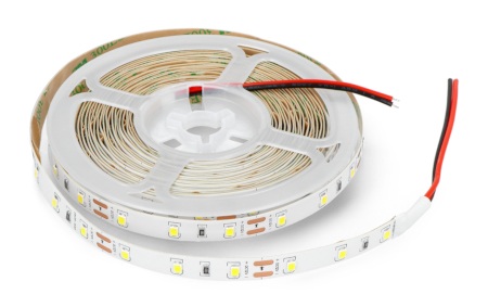Pasek LED SMD3528 IP20 4,8W, 60 diod/m, 8mm, barwa neutralna biała - 5m