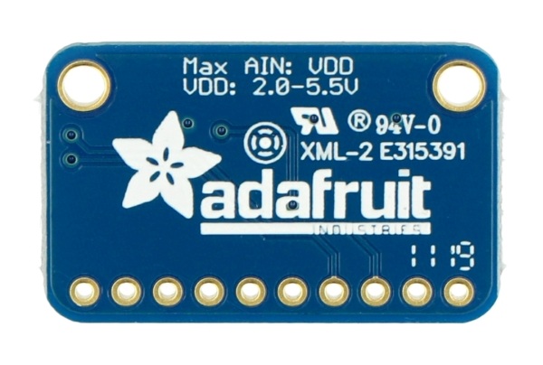 ADS1115 - przetwornik ADC 16-bitowy 4-kanałowy I2C z programowym wzmocnieniem - Adafruit 1085