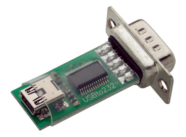 Konwerter USB - UART (RS-232) FT232RL Parallax -  DB9 + miniUSB - Pololu 1606