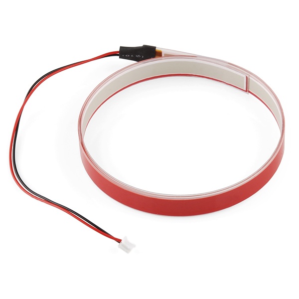 EL Tape - taśma elektroluminescencyjna - czerwona - 1m - SparkFun COM-10796