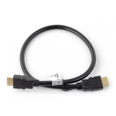 Przewód HDMI Lanberg klasa 1.4 - dł. 0,5 m