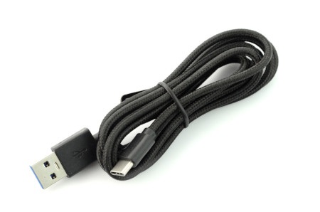 Przewód USB 3.0 typ C 1,5 m Esperanza EB226K - oplot czarny.