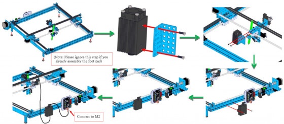 Sposób połączenia z MakeBlock 90014 - XY-Plotter Robot Kit V2.0