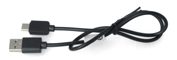 Przewód Lanberg USB Typ A-C 2.0 czarny QC 3.0 - 0,5m