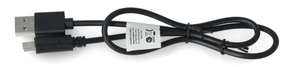 Przewód Lanberg USB Typ A-C 2.0 czarny - 0,5m