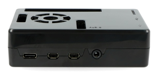 Obudowa Raspberry Pi model 4B - ABS - czarna - LT-4A05