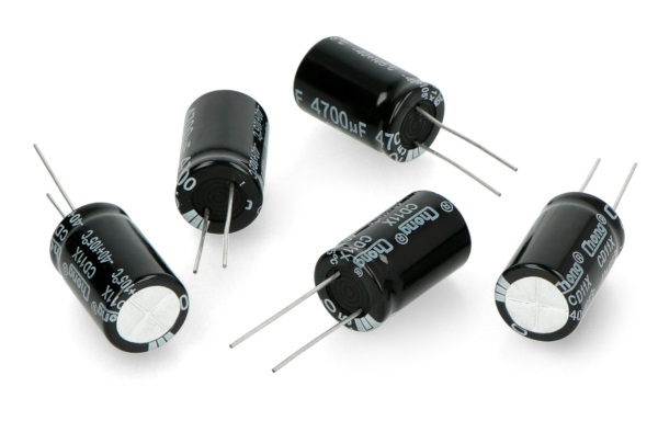 Kondensator elektroniczny 4700uF/25V 16x25mm 105C THT - 5szt.