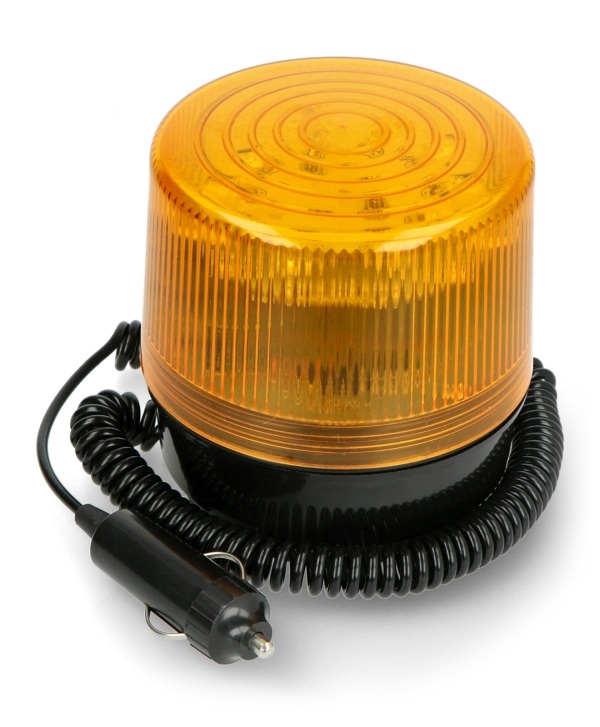Sygnalizator optyczny LED w kolorze pomarańczowym.