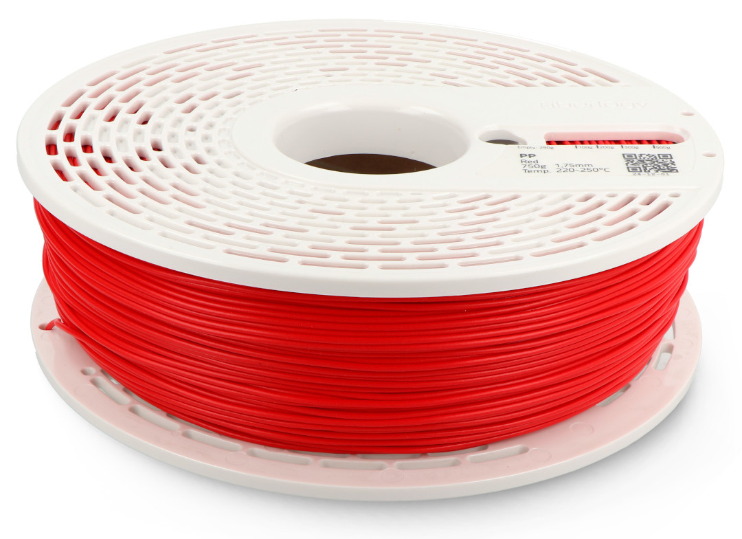 Filament Fiberlogy PP 1,75mm 0,75kg - Red