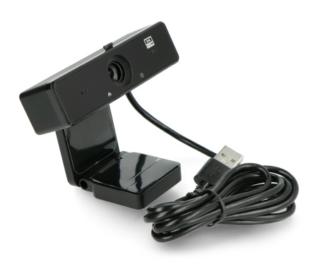 Kamera internetowa z przewodem USB o długości 1,5 m.